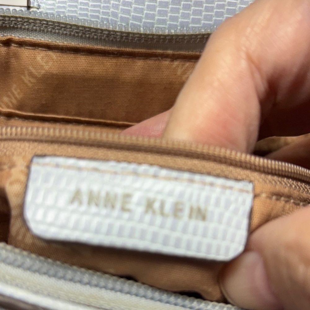 Anne Klein Light Gray Shoulder Bag - Picture 3 of 10